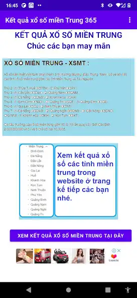 Play Xổ số miền Trung 365  and enjoy Xổ số miền Trung 365 with UptoPlay