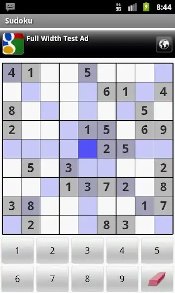 Play X-Sudoku as an online game X-Sudoku with UptoPlay