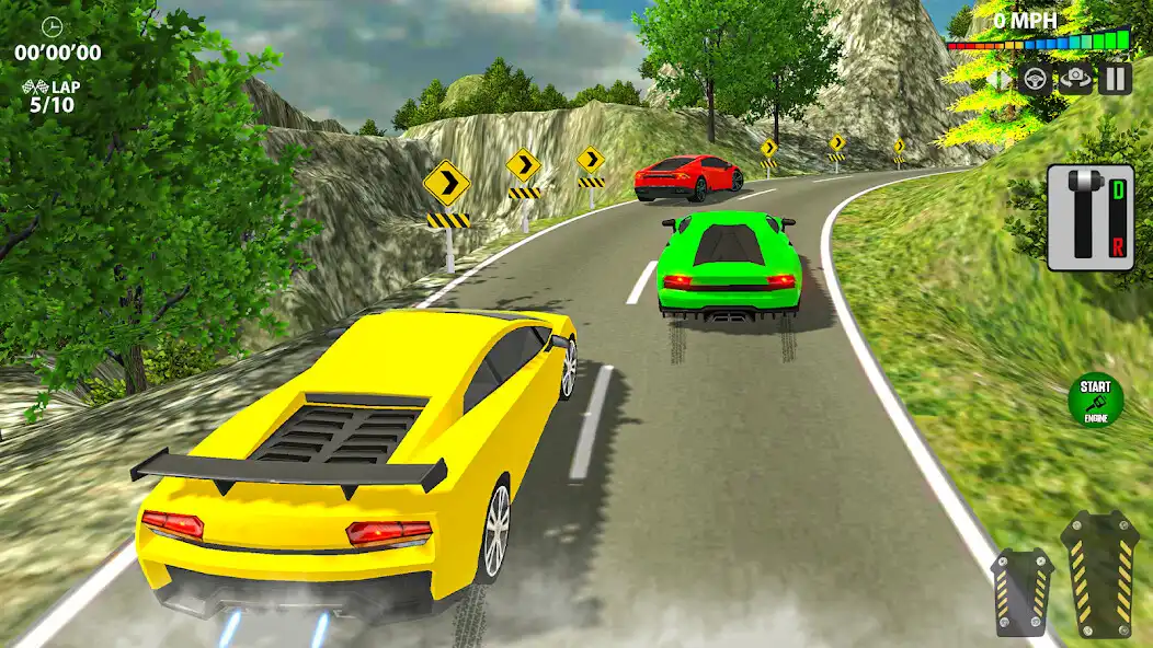 Play Xtreme car racing games 3d as an online game Xtreme car racing games 3d with UptoPlay