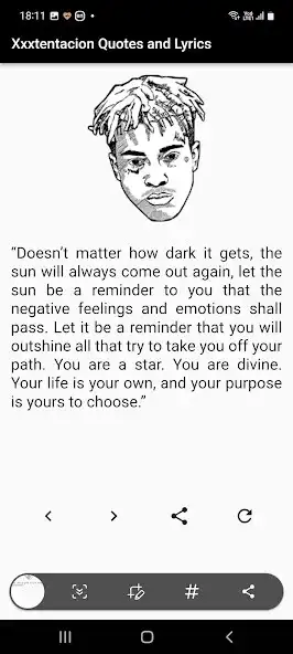 Play Xxxtentacion Quotes and Lyrics as an online game Xxxtentacion Quotes and Lyrics with UptoPlay