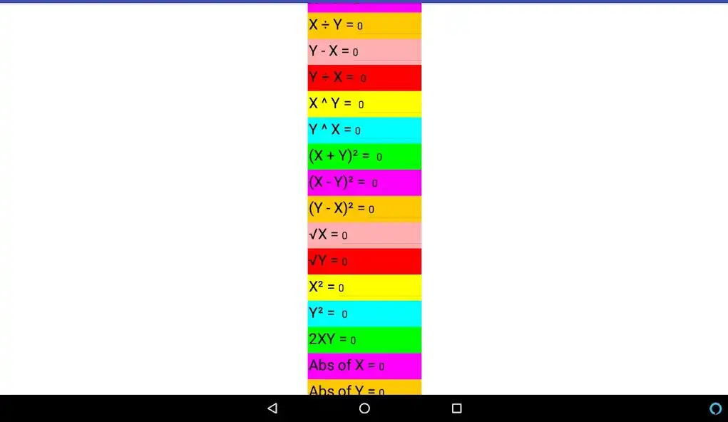 Play XY Calc as an online game XY Calc with UptoPlay