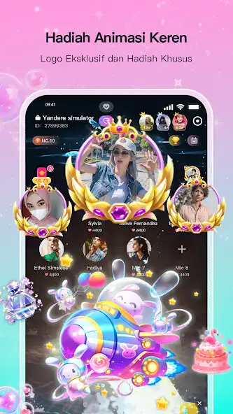 Play Yaame-Group Voice Chat Rooms as an online game Yaame-Group Voice Chat Rooms with UptoPlay