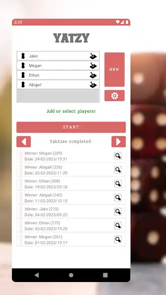 Play Yahtzee Score Card  and enjoy Yahtzee Score Card with UptoPlay