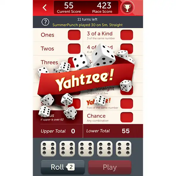 Play YAHTZEE® With Buddies: A Fun D  and enjoy YAHTZEE® With Buddies: A Fun D with UptoPlay