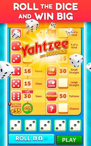 Играйте YAHTZEE With Buddies Dice Game и се насладете на YAHTZEE With Buddies Dice Game с UptoPlay