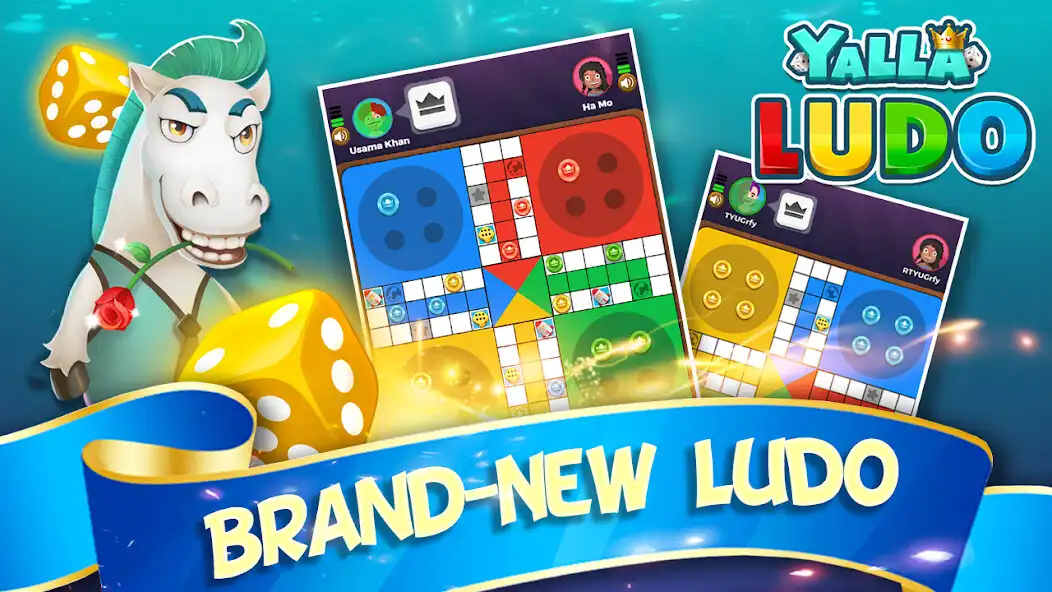 Play Yalla Ludo - LudoDomino  and enjoy Yalla Ludo - LudoDomino with UptoPlay