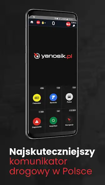 Play Yanosik antiradar  navigation  and enjoy Yanosik antiradar  navigation with UptoPlay