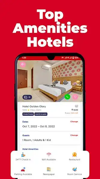 Play Yaoo - Hotel Booking App as an online game Yaoo - Hotel Booking App with UptoPlay