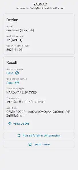 Play YASNAC - SafetyNet Checker  and enjoy YASNAC - SafetyNet Checker with UptoPlay