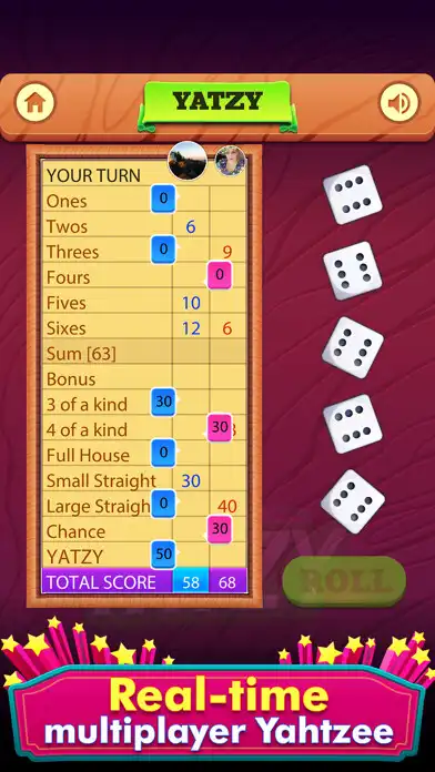 Play Yatzy Classic as an online game Yatzy Classic with UptoPlay