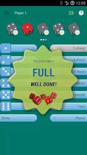 Play Yatzy - dice game - multi-player  and enjoy Yatzy - dice game - multi-player with UptoPlay