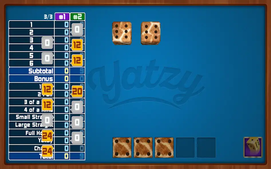 Speel Yatzy - Dice Game als een online game Yatzy - Dice Game met UptoPlay