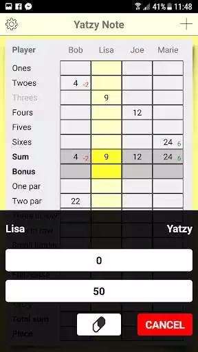 Play Yatzy Note as an online game Yatzy Note with UptoPlay