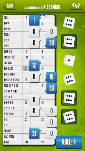 Play Yatzy Online as an online game Yatzy Online with UptoPlay