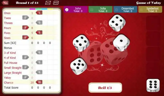 Play Yatzy