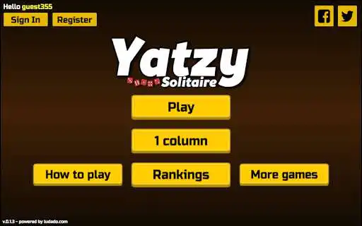 Play Yatzy Solitaire Lite  and enjoy Yatzy Solitaire Lite with UptoPlay