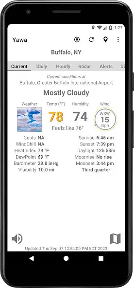 Play Yawa: Weather provided by NOAA  and enjoy Yawa: Weather provided by NOAA with UptoPlay