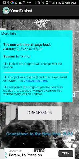 Play Year Expired w/Widget as an online game Year Expired w/Widget with UptoPlay