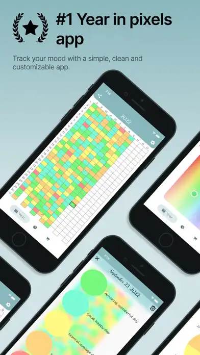 Play Year in Pixels - Mood Analyser  and enjoy Year in Pixels - Mood Analyser with UptoPlay