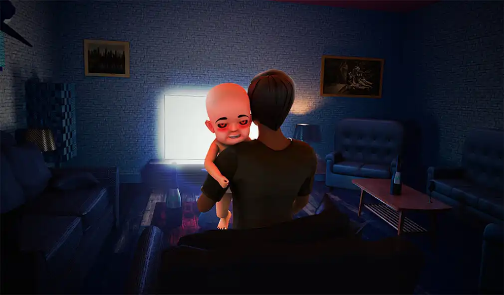 Play Yellow baby Hide  Seek Horror as an online game Yellow baby Hide  Seek Horror with UptoPlay