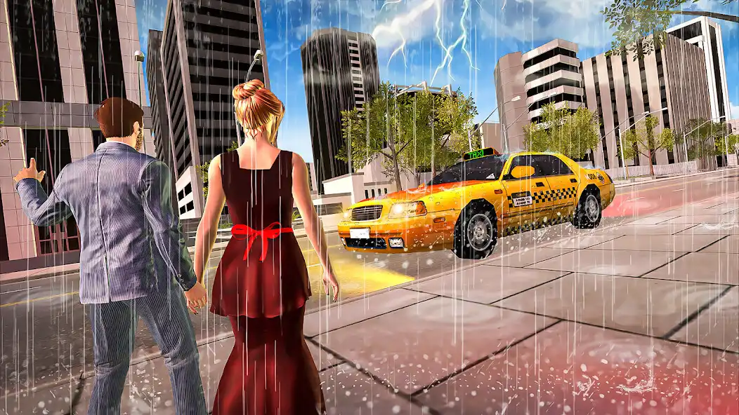 Play Yellow Cab City Driving Games as an online game Yellow Cab City Driving Games with UptoPlay