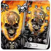 Free play online Yellow Fire Skull Theme APK Free play online Yellow Fire Skull Theme APK