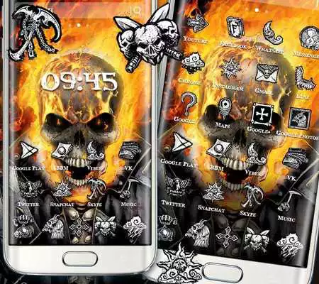 Play Yellow Fire Skull Theme