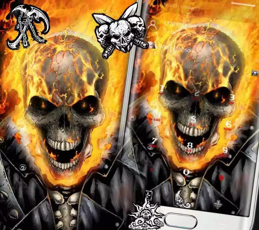 Play Yellow Fire Skull Theme