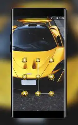 Play Yellow gold sports racing car theme