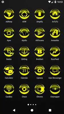 Play Yellow Icon Pack Style 2 ✨Free✨