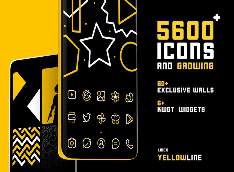 Play YellowLine Icon Pack : LineX  and enjoy YellowLine Icon Pack : LineX with UptoPlay