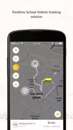 Yellow.Live - School Bus Tracking App online game with UptoPlay