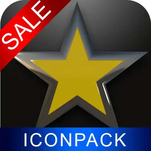Free play online Yellow Star HD Icon Pack  APK