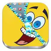 Free play online Yellow Zipper Lock Screen APK