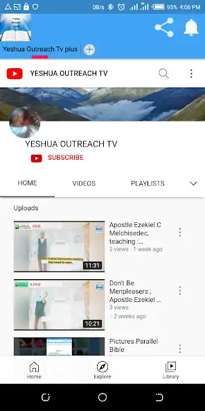 Play Yeshua Outreach Tv as an online game Yeshua Outreach Tv with UptoPlay