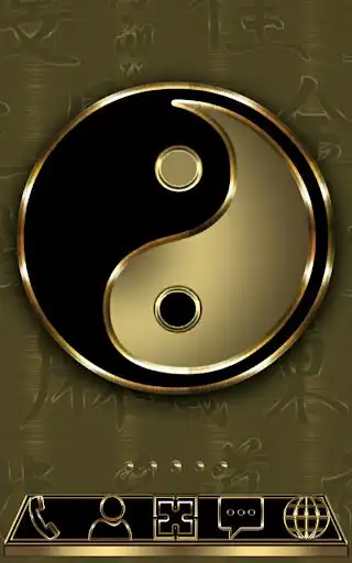 Play Ying Yang  GO Launcher theme as an online game Ying Yang  GO Launcher theme with UptoPlay
