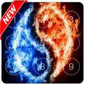 Free play online Yin Yang Keypad Look Screen  HD wallpapers APK