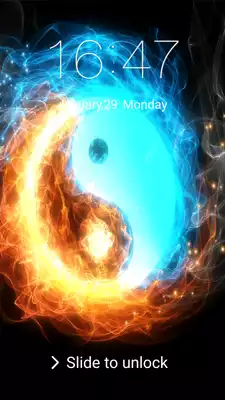 Play Yin Yang Keypad Look Screen  HD wallpapers