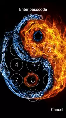 Play Yin Yang Keypad Look Screen  HD wallpapers