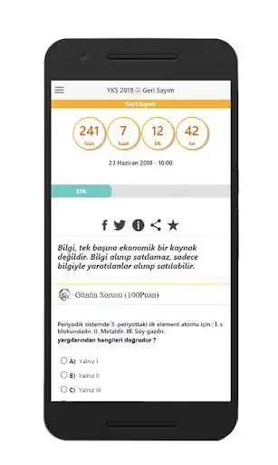 Play YKS 2018 Countdown  and enjoy YKS 2018 Countdown with UptoPlay