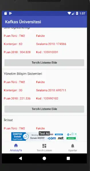 Play YKS-Üniversite Ek Tercih Rehbe as an online game YKS-Üniversite Ek Tercih Rehbe with UptoPlay