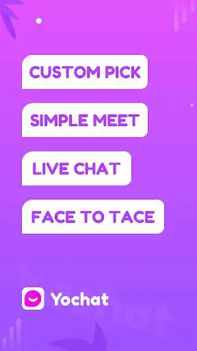 Play Yochat - random video chat  and enjoy Yochat - random video chat with UptoPlay