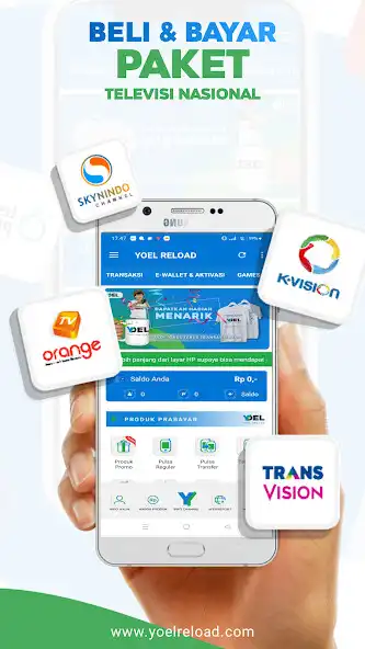 Play Yoel Reload - isi Pulsa, Kuota as an online game Yoel Reload - isi Pulsa, Kuota with UptoPlay