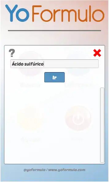 Play YoFormulo - Formulación química as an online game YoFormulo - Formulación química with UptoPlay