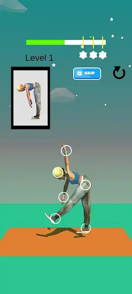 Play Yoga 3D as an online game Yoga 3D with UptoPlay