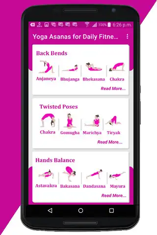 Play Yoga Asanas for Daily Fitness as an online game Yoga Asanas for Daily Fitness with UptoPlay