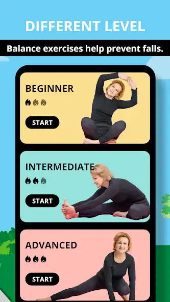 Play Yoga Exercise for Seniors-Workout for Old  Elders as an online game Yoga Exercise for Seniors-Workout for Old  Elders with UptoPlay