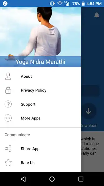 Play APK Yoga Nidra Marathi  and enjoy Yoga Nidra Marathi with UptoPlay com.sonicoctaves.yognidra_demo