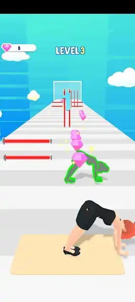 Play Yoga Run 3D as an online game Yoga Run 3D with UptoPlay
