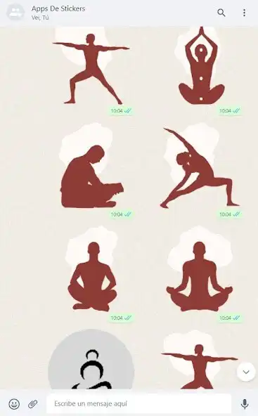 Play Yoga Stickers Animados as an online game Yoga Stickers Animados with UptoPlay